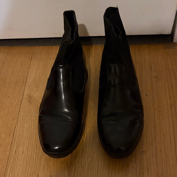 Camper Black Ankle Boots - Picture 1 of 7
